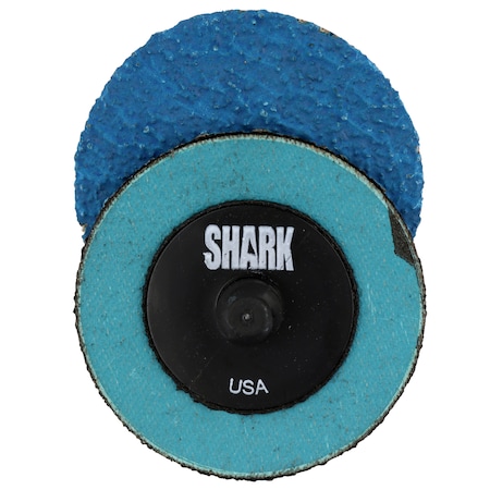 Shark Industries 2" Cloth Backed Grinding Discs 24 Grit Zirconia Rolock - 25 Pk 44220